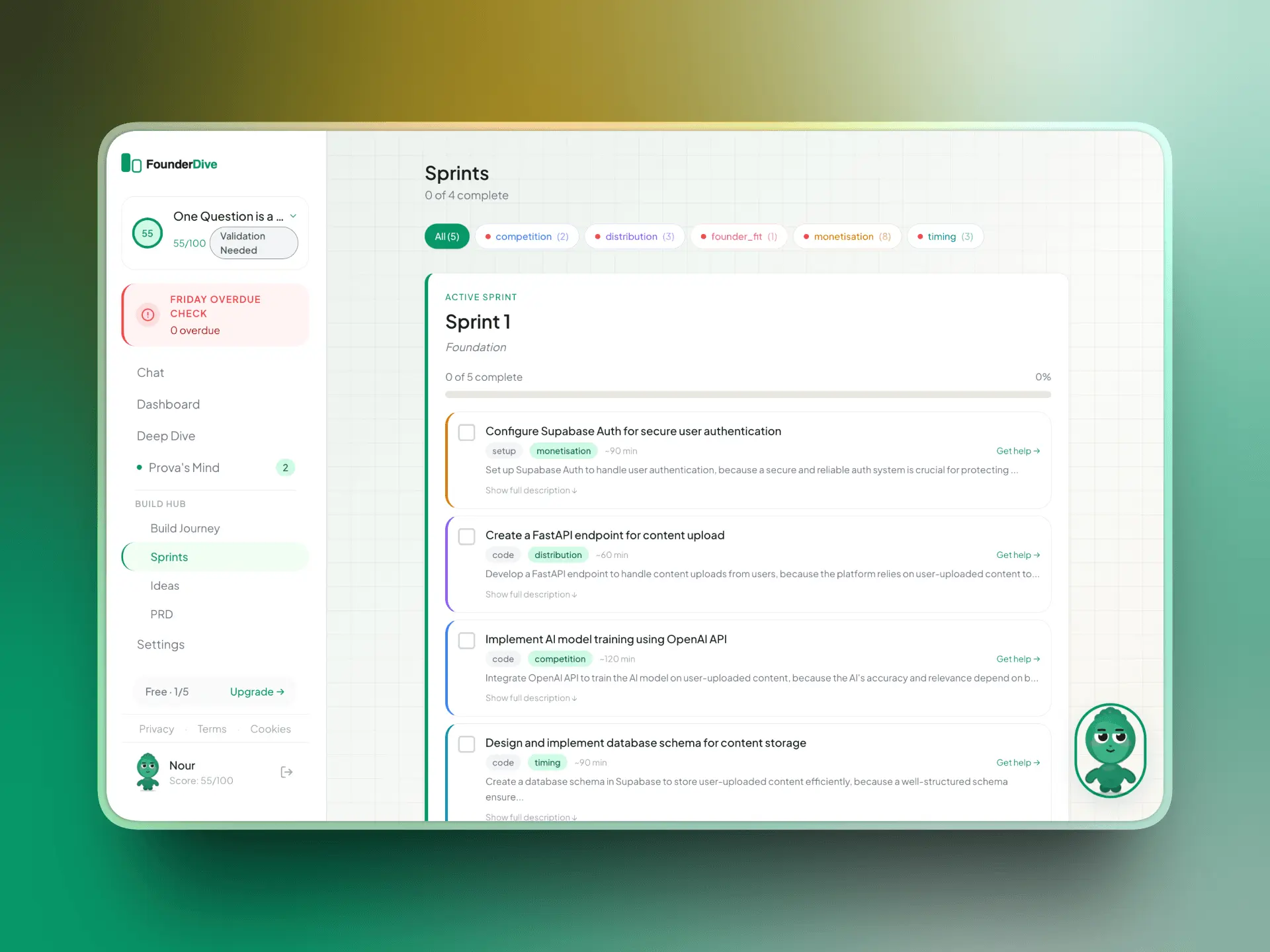 Screenshot 3 of FounderDive
