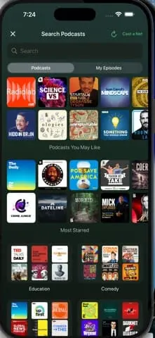 Screenshot 9 of Castawai Podcast Player