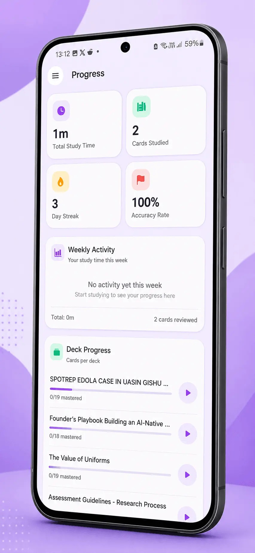 Screenshot 7 of Studily: AI Study App