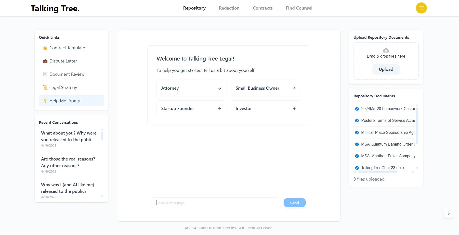 Screenshot 1 of Talking Tree