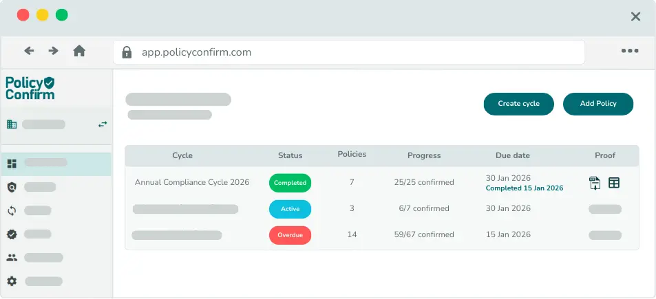 Screenshot 3 of Policy Confirm