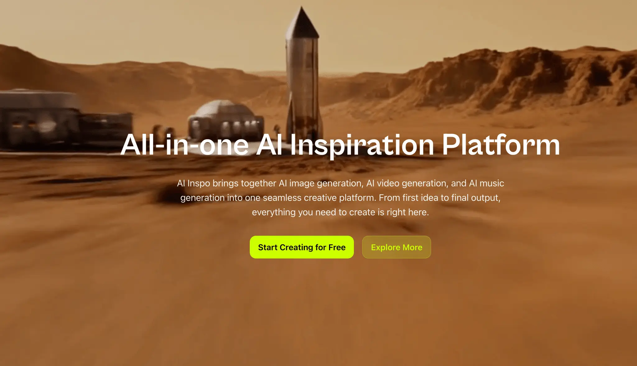 Screenshot 1 of AI Inspo