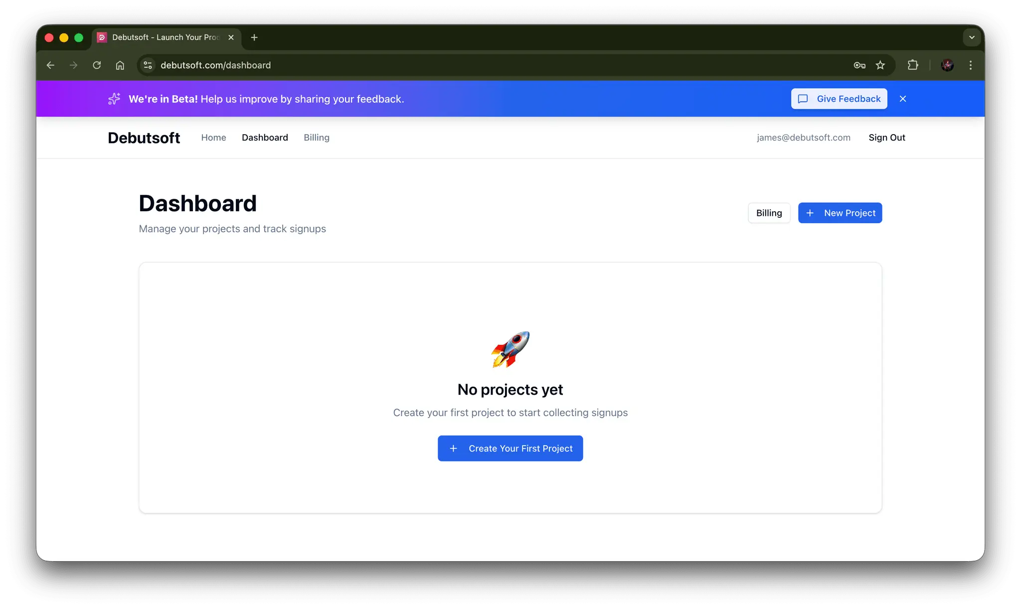 Screenshot 1 of Debutsoft