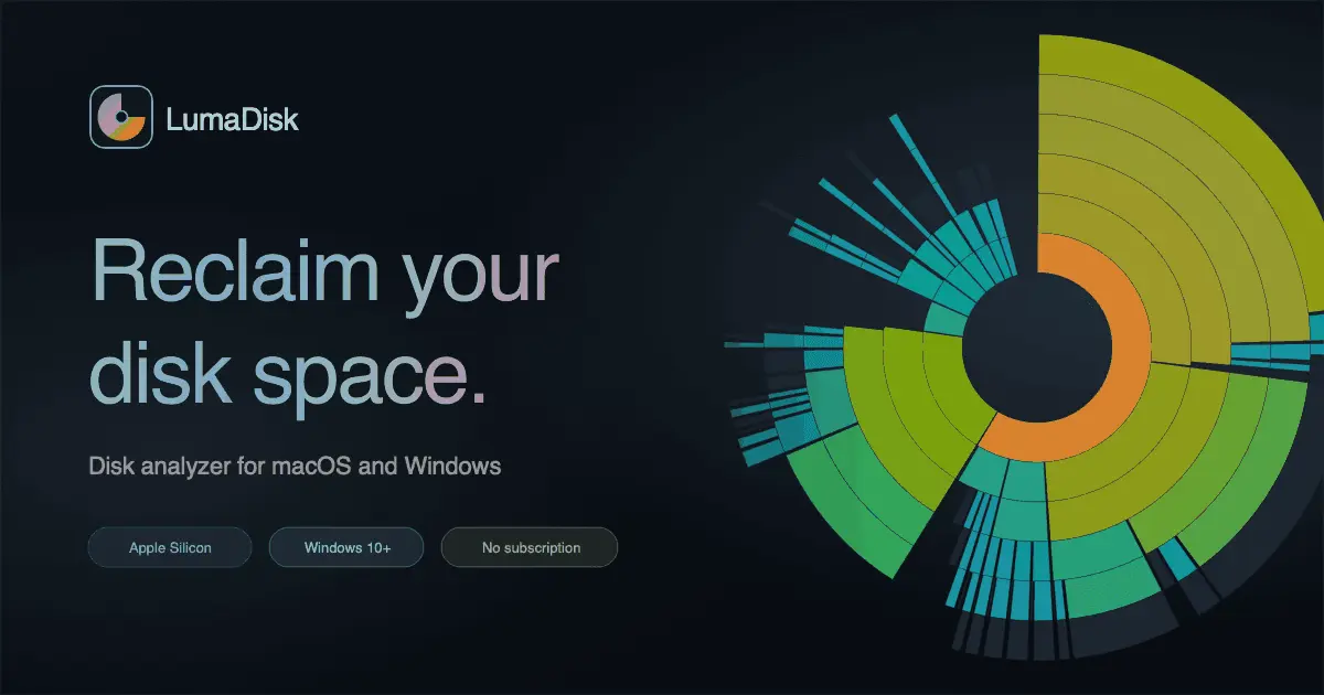 Screenshot 1 of LumaDisk