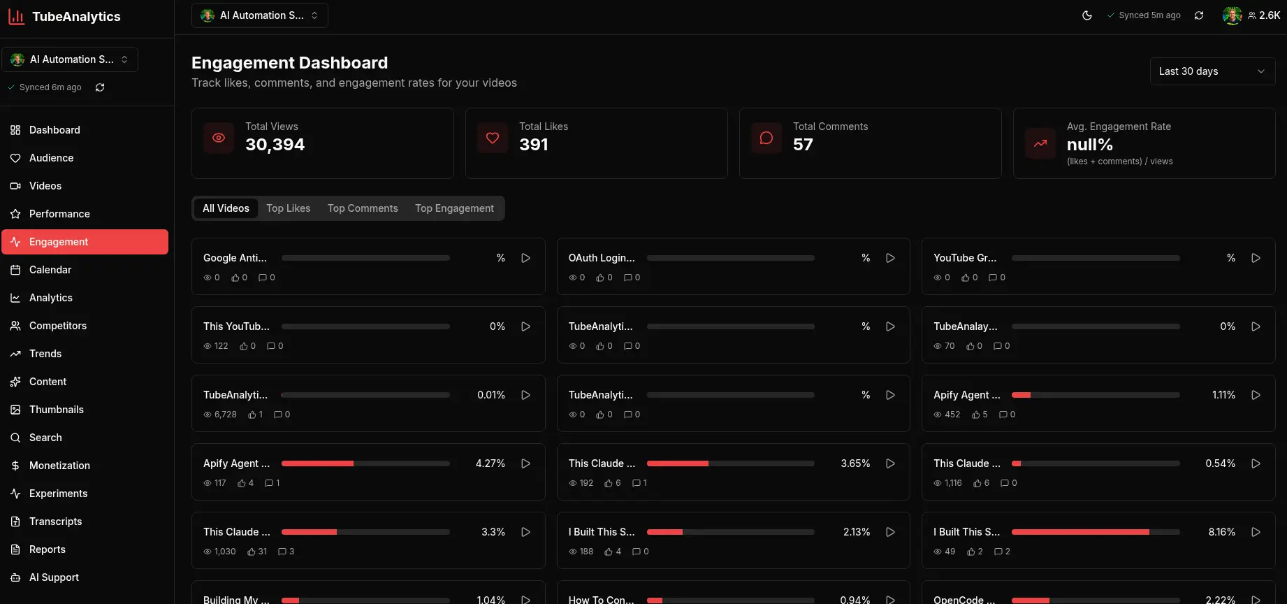 Screenshot 8 of TubeAnalytics