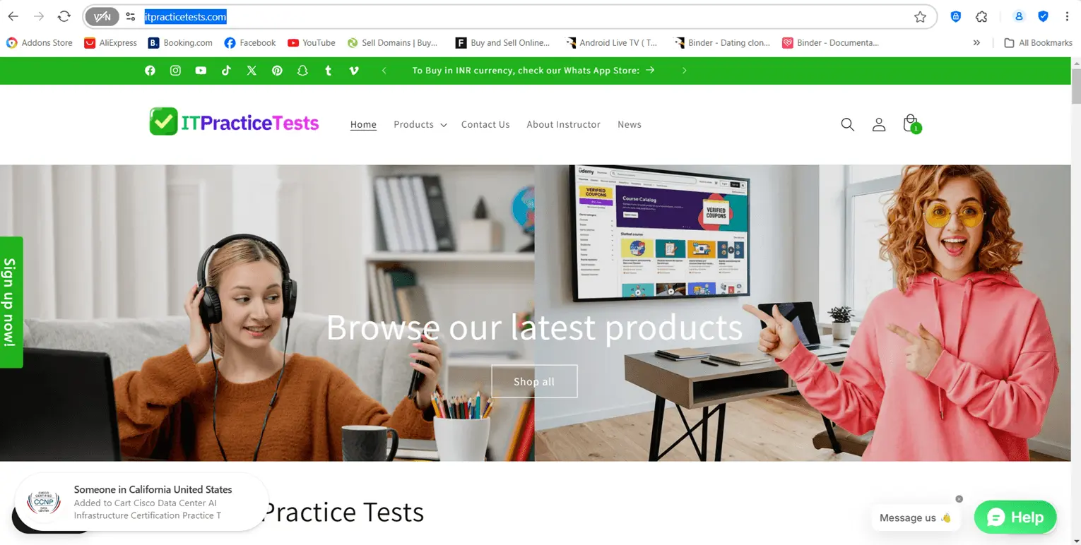 Screenshot 1 of ITPracticeTests