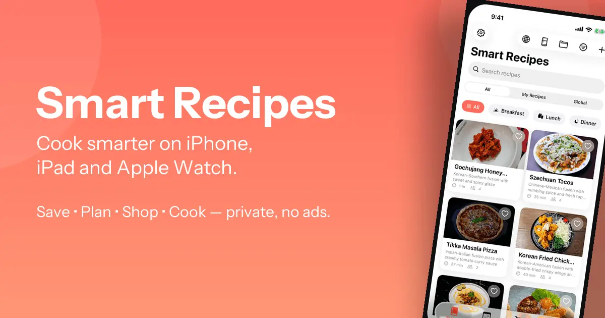 Screenshot 1 of Smart Recipes