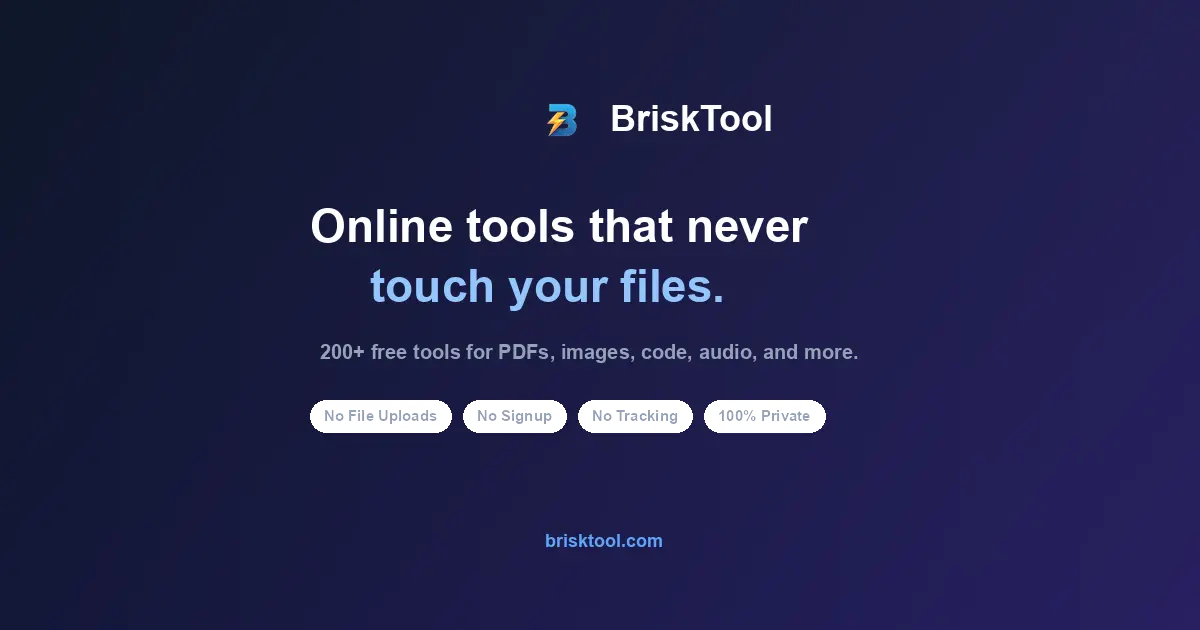 Screenshot 1 of BriskTool