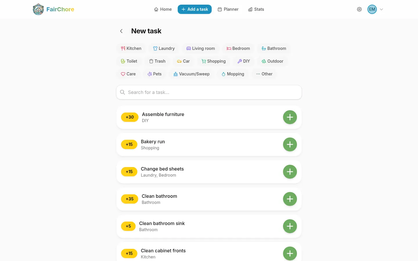 Screenshot 2 of FairChore