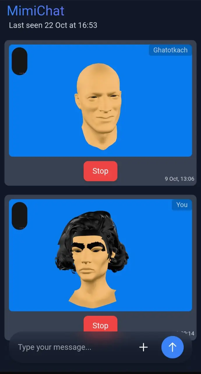 Screenshot 1 of mimichat