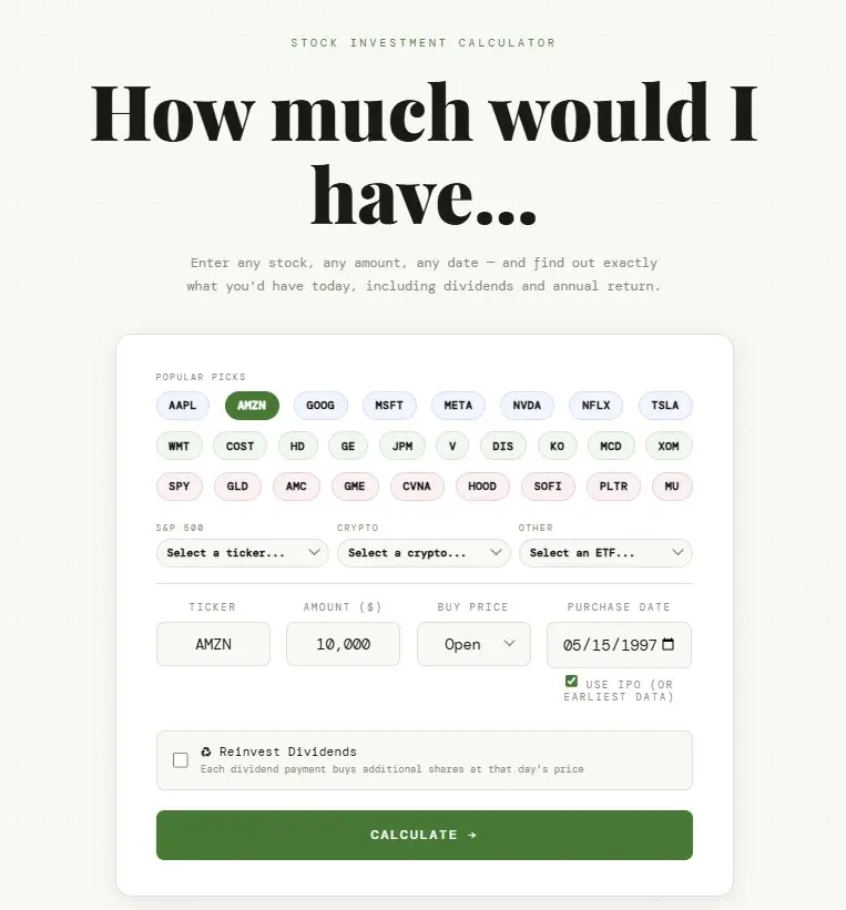 Screenshot 1 of How Much Would I Have?