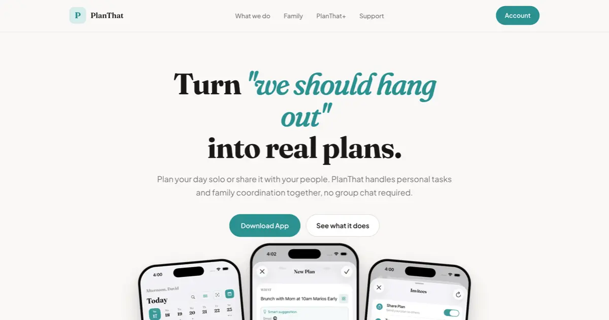 Screenshot 1 of PlanThat