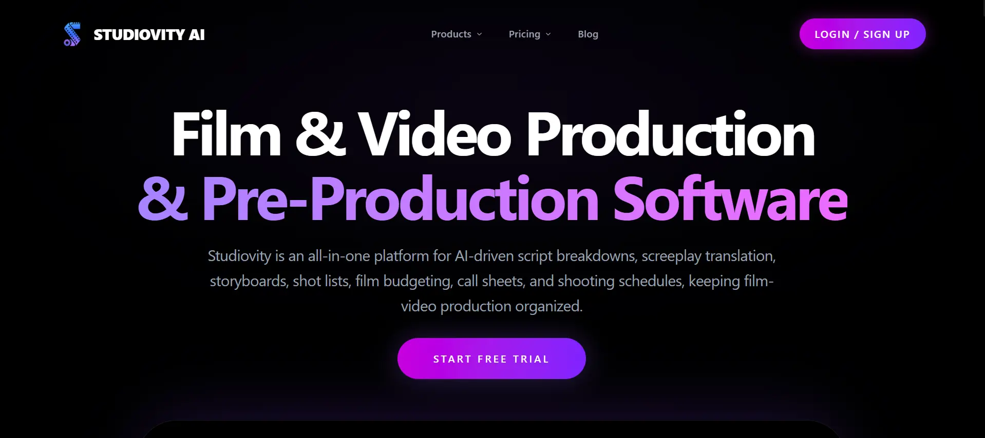 Screenshot 2 of Film Production Management Software