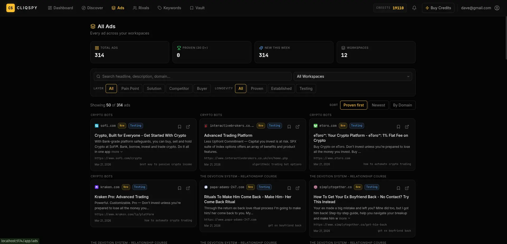 Screenshot 2 of CliqSpy