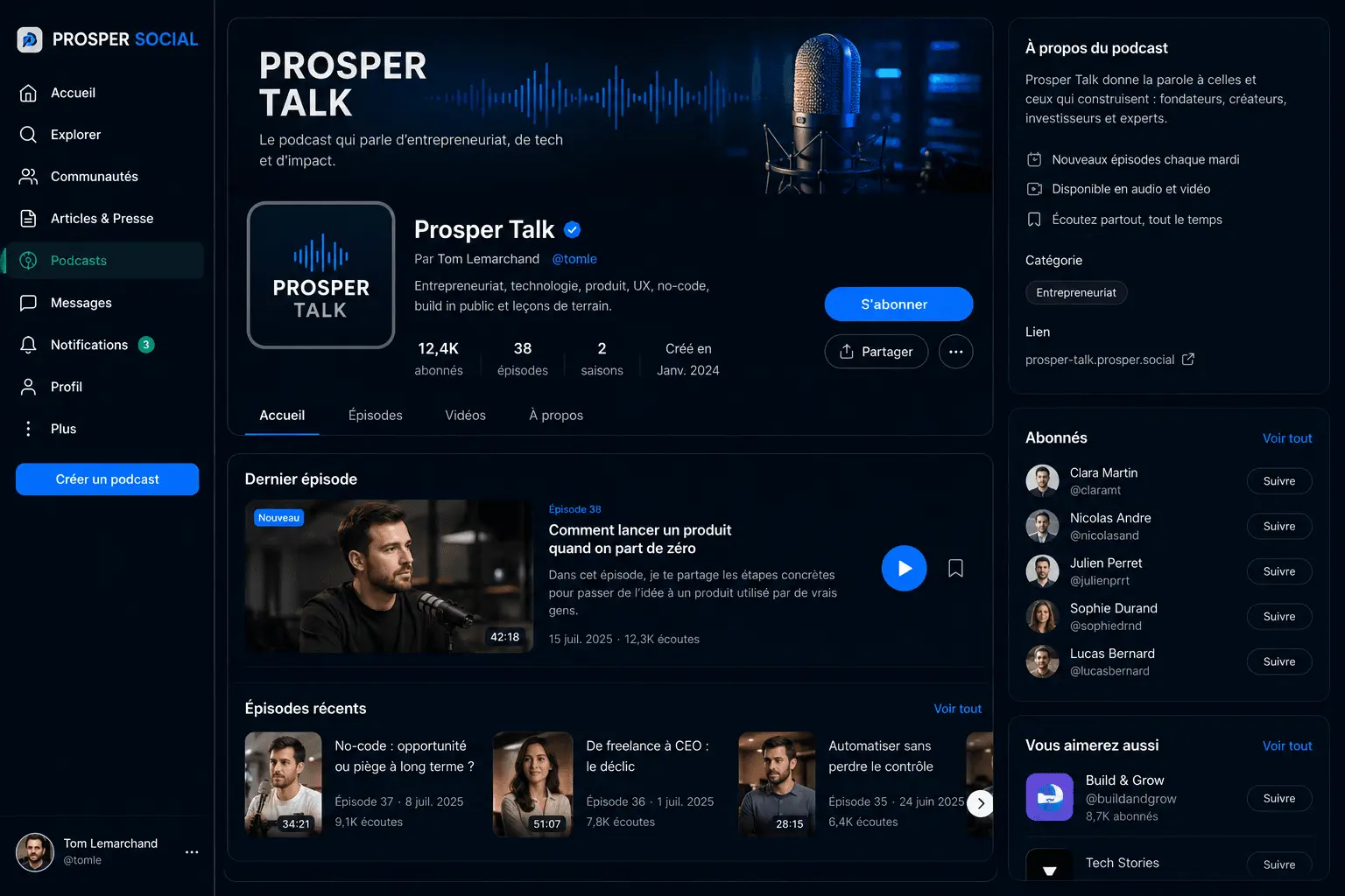 Screenshot 1 of Prosper Social