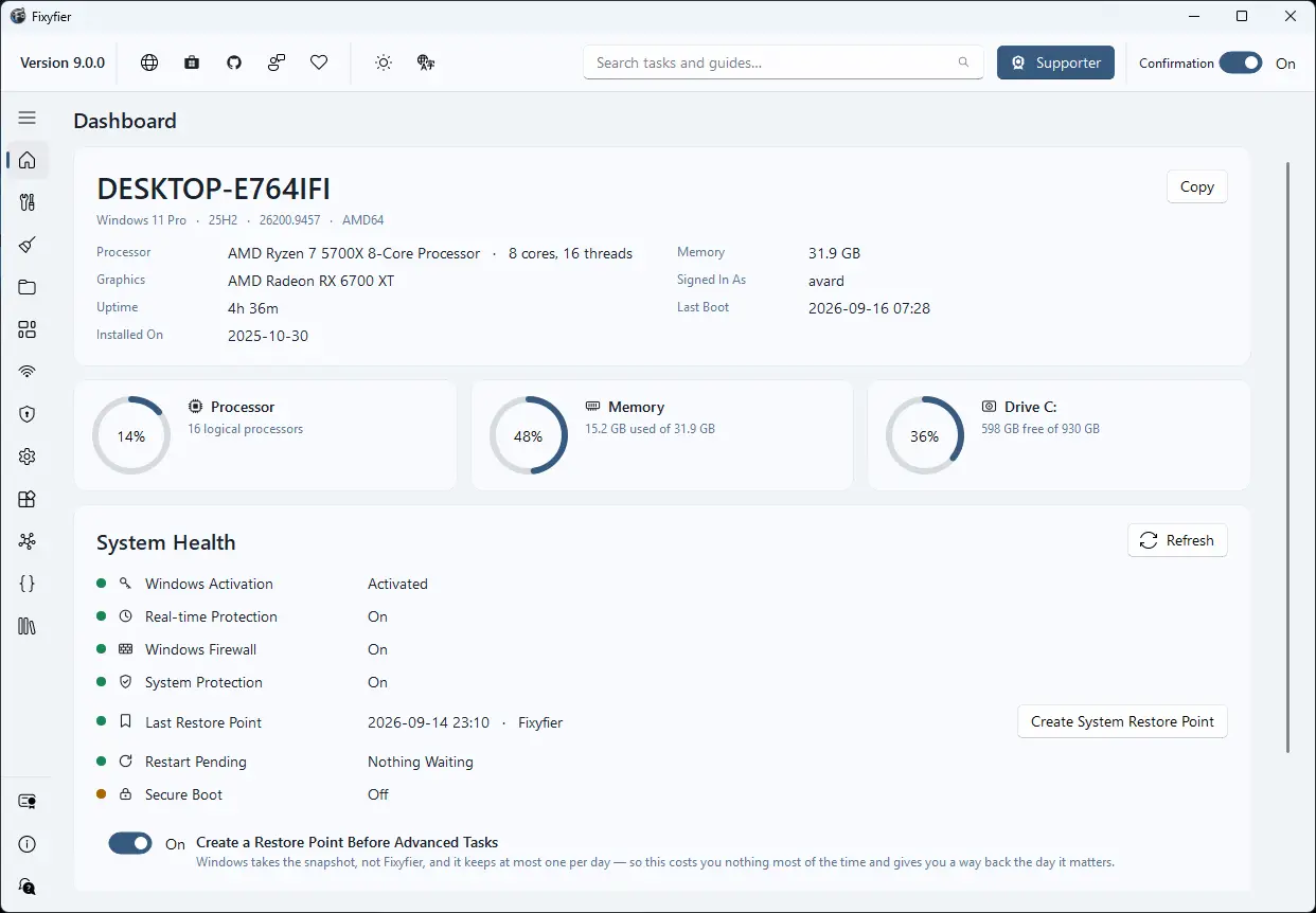 Screenshot 1 of Fixyfier