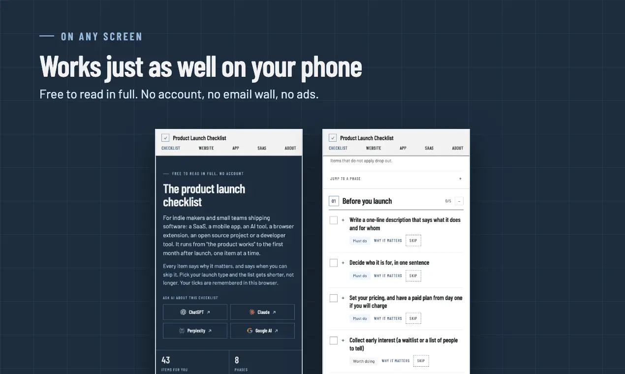 Screenshot 5 of Product Launch Checklist