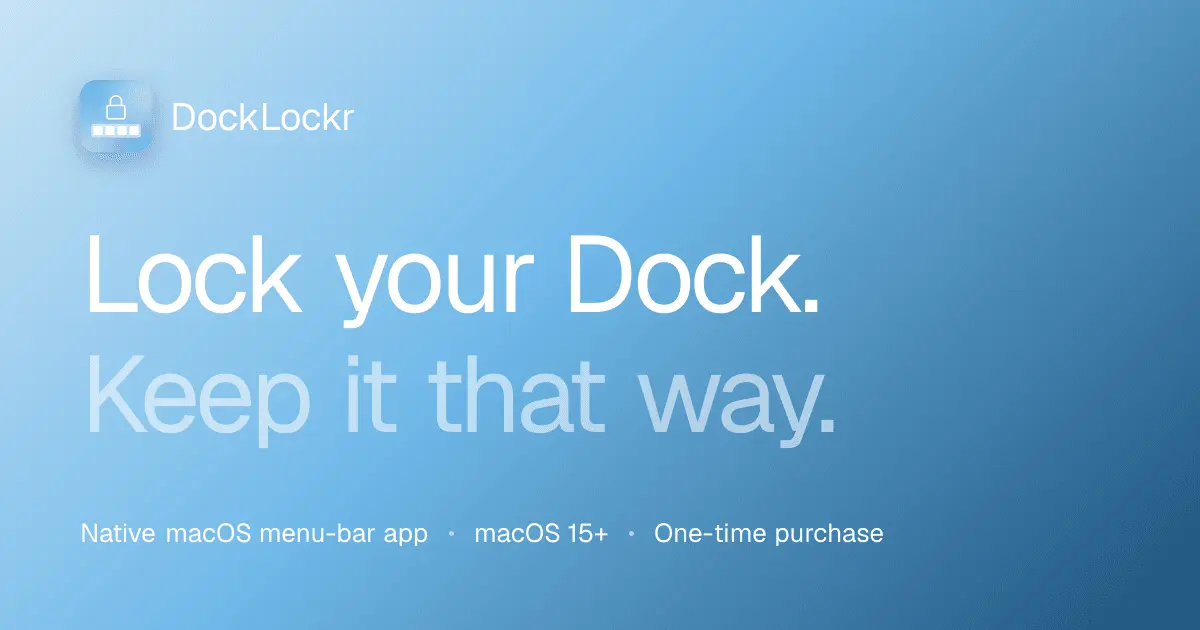 Screenshot 1 of DockLockr