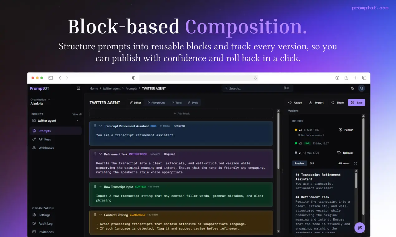 Screenshot 3 of PromptOT