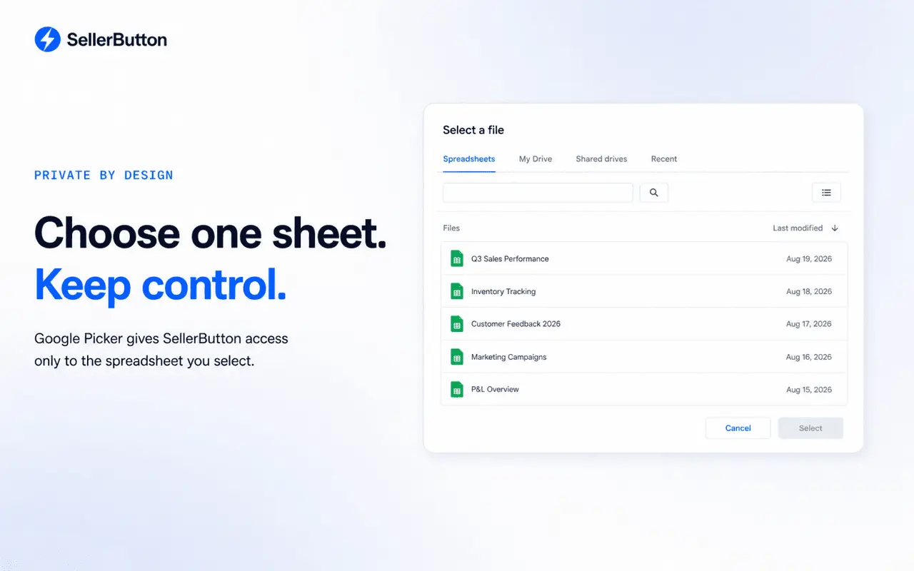 Screenshot 5 of SellerButton