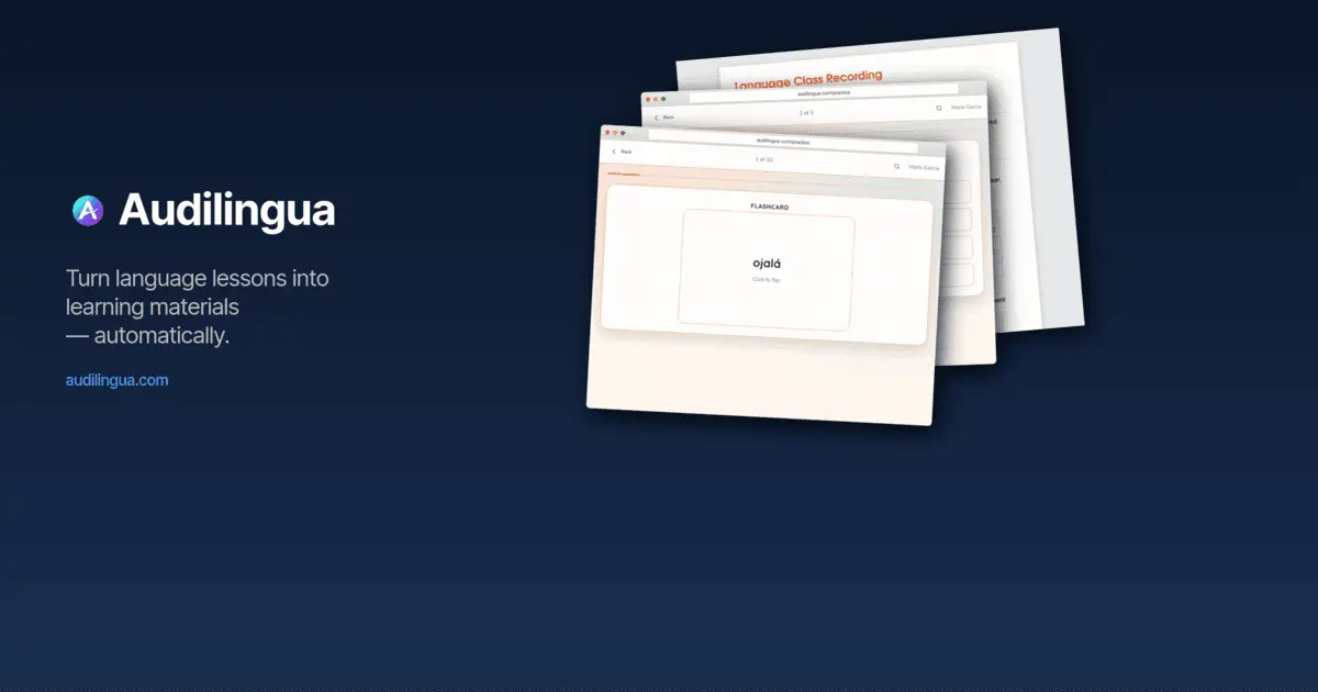 Screenshot 1 of Audilingua