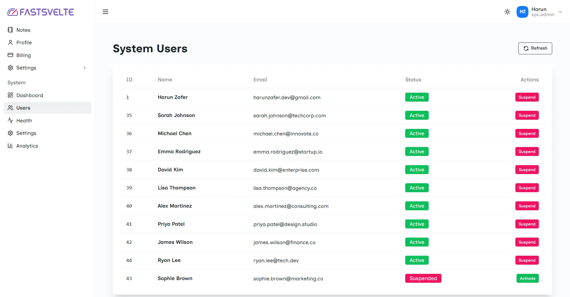 Screenshot 4 of FastSvelte