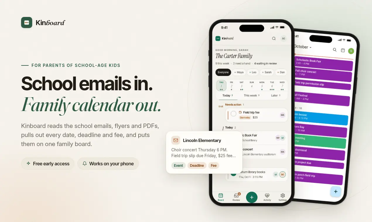 Screenshot 1 of Kinboard