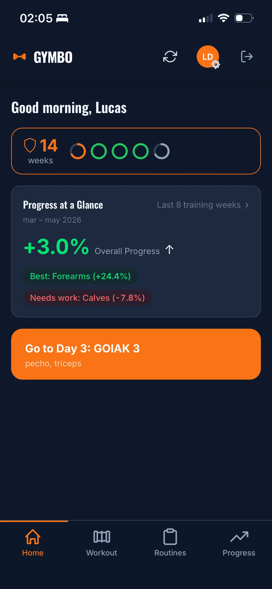 Screenshot 2 of Gymbo