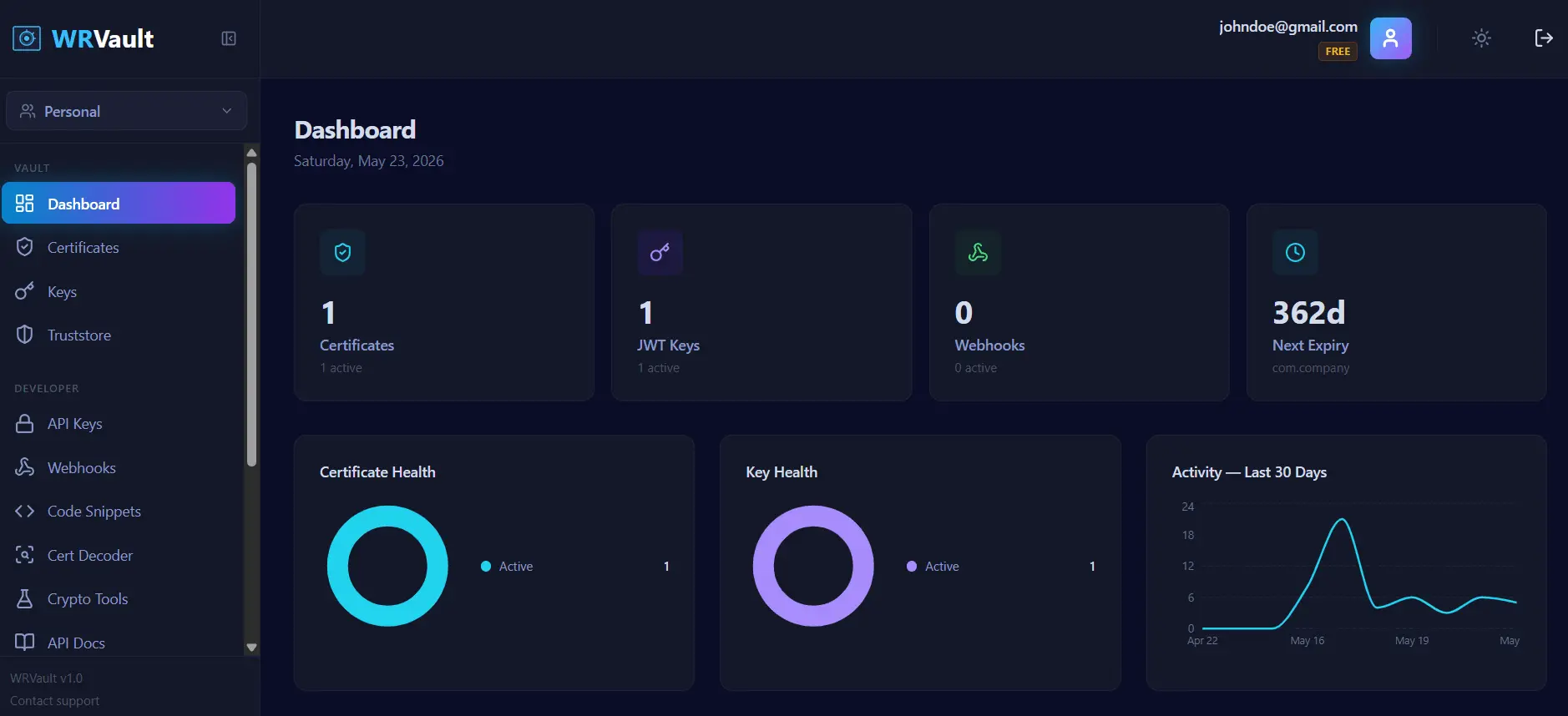 Screenshot 3 of WRVault