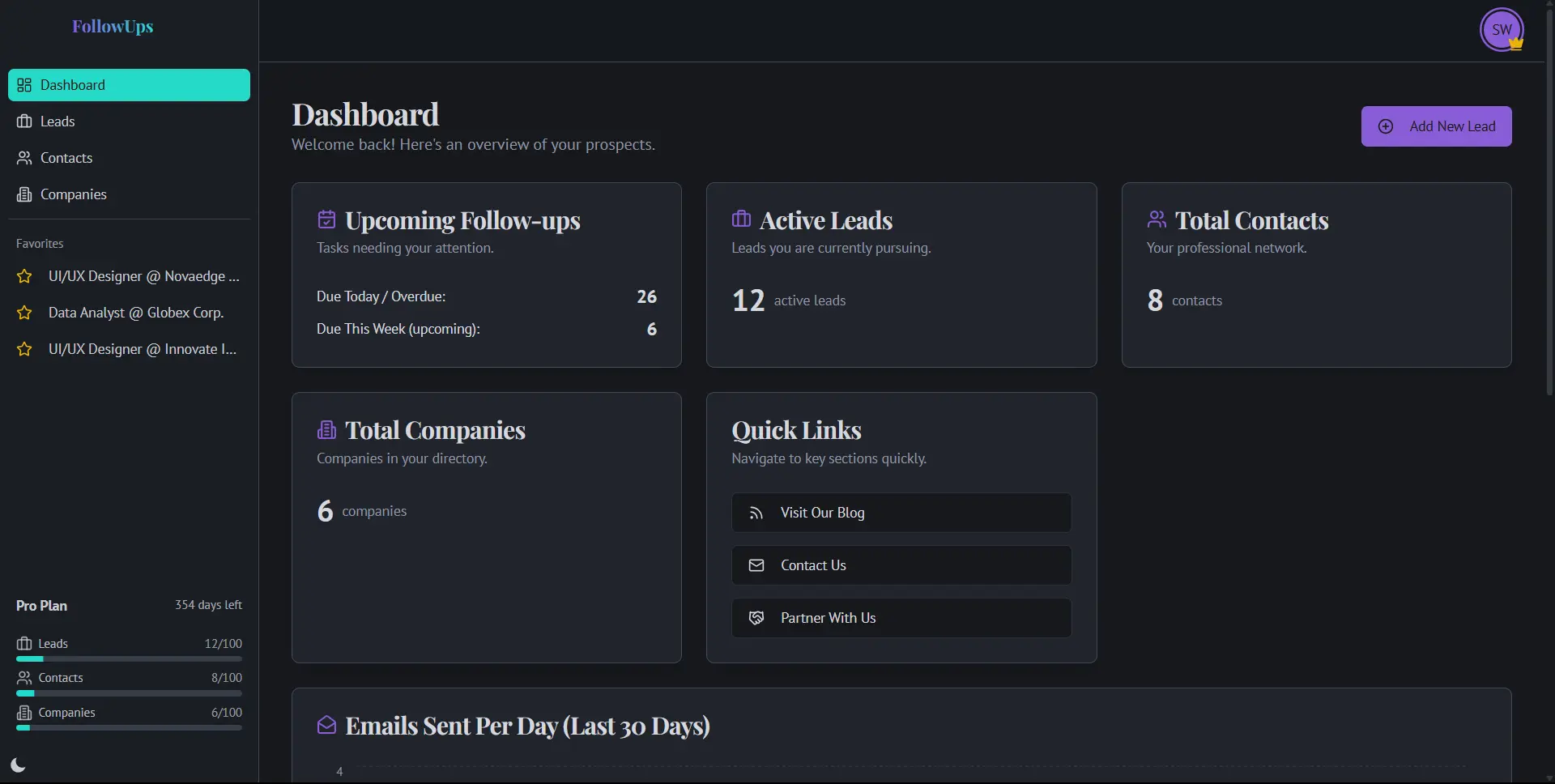 Screenshot 3 of FollowUps
