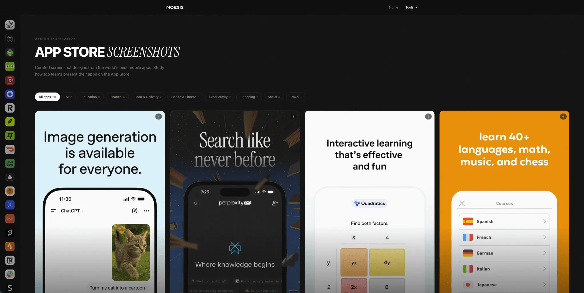 Screenshot 2 of Noesis - App Store Screenshot Gallery