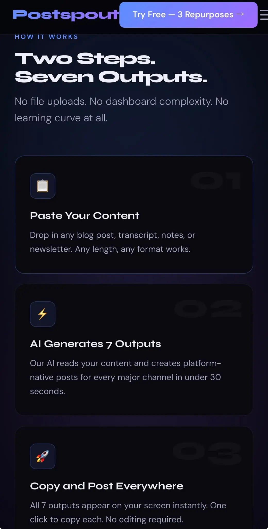 Screenshot 2 of Postspout