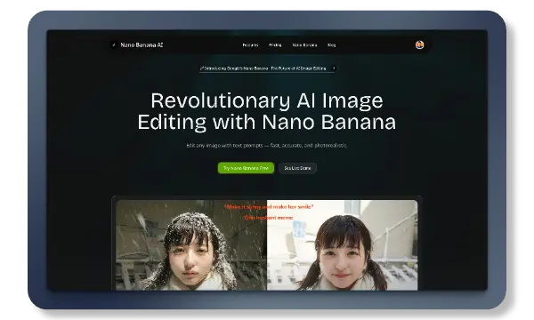 Screenshot 2 of Nano Banana AI