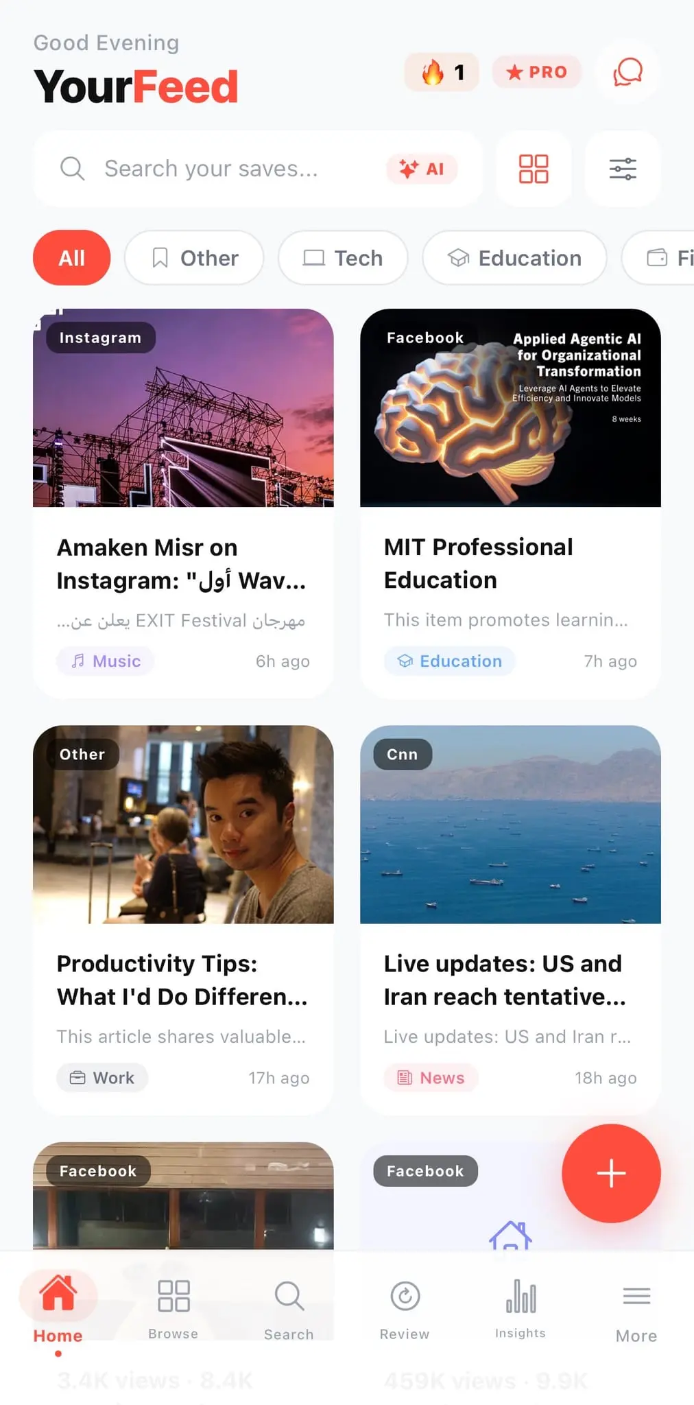 Screenshot 1 of LifeFeedAi