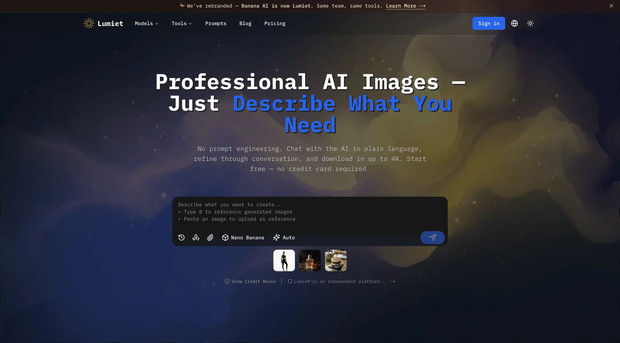 Screenshot 1 of AI Image Generator
