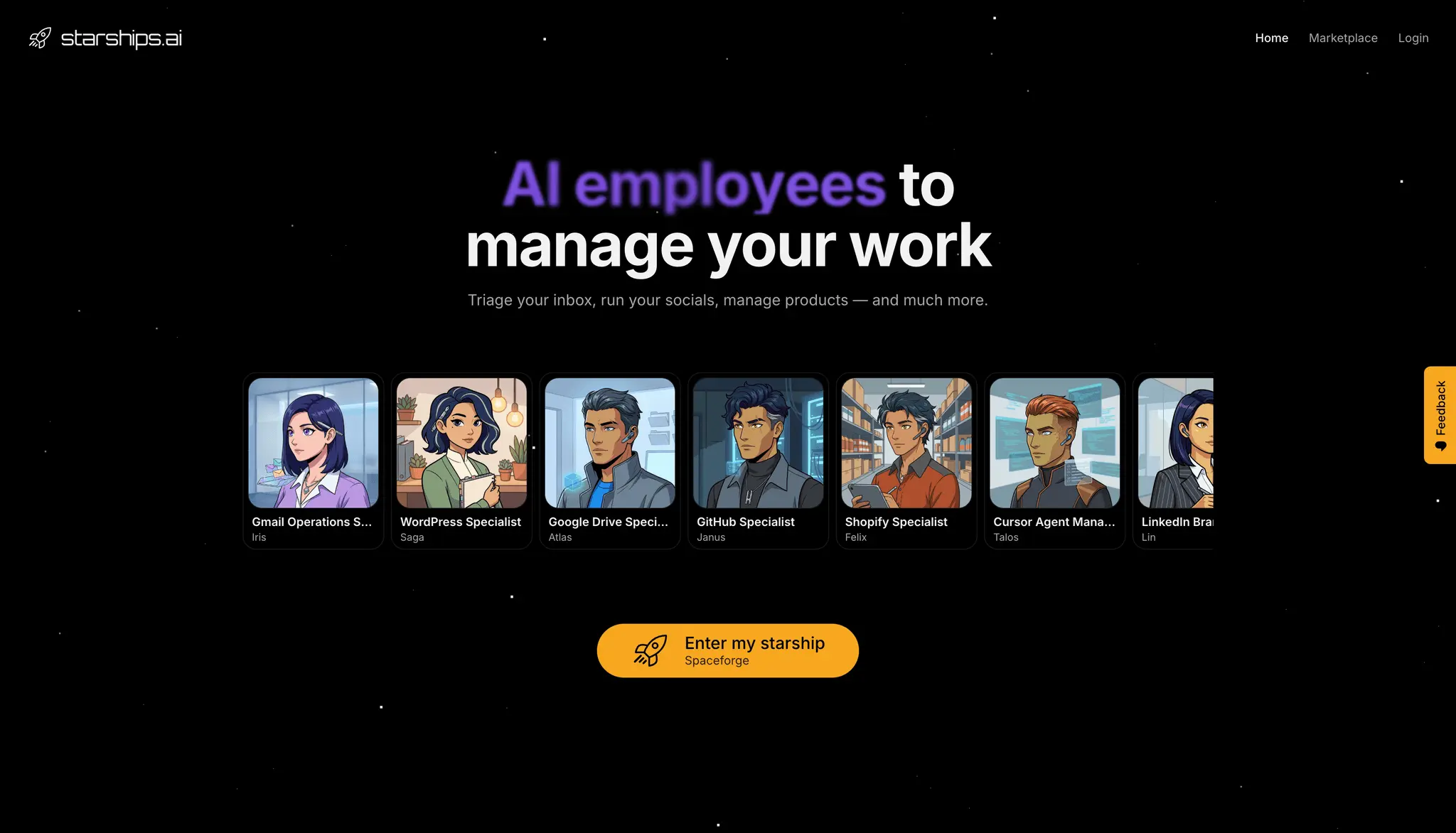 Screenshot 2 of Starships.ai