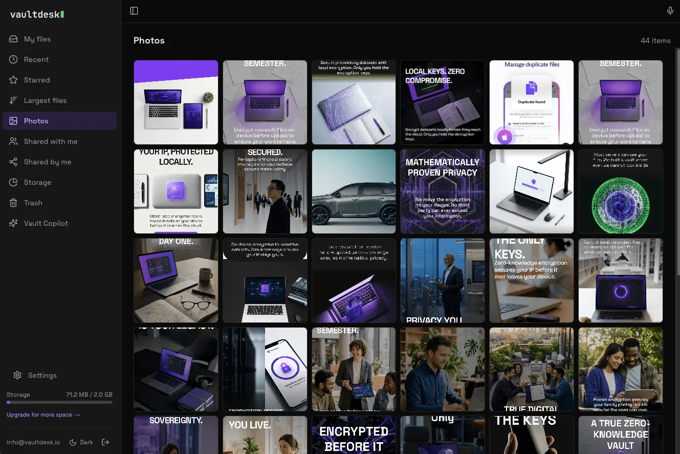 Screenshot 2 of Vault Desk