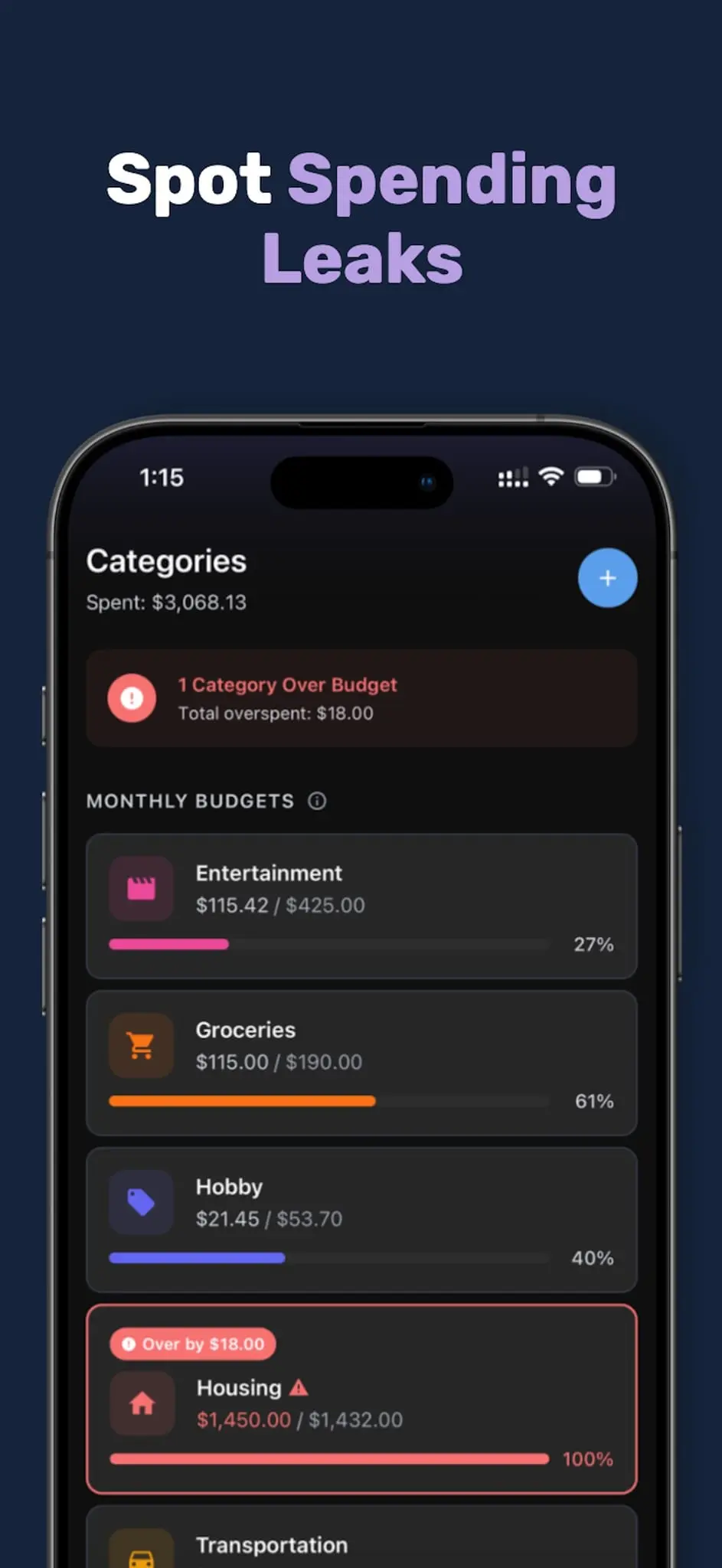 Screenshot 7 of Finly: Private Expense Tracker