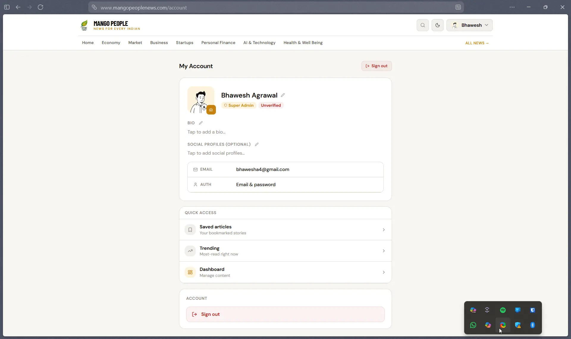 Screenshot 3 of Mango People News
