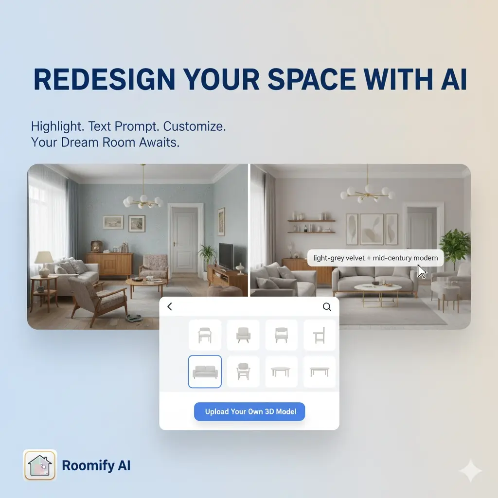 Screenshot 1 of Roomify with AI