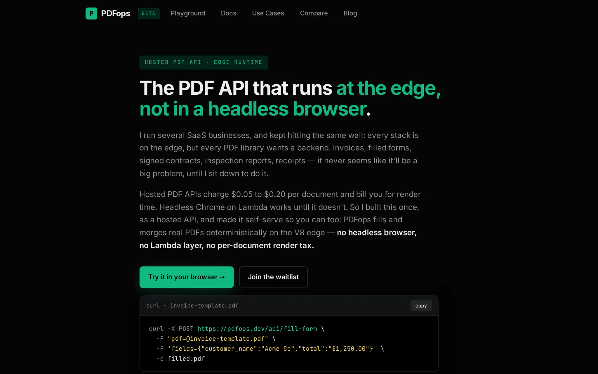 Screenshot 1 of PDFops