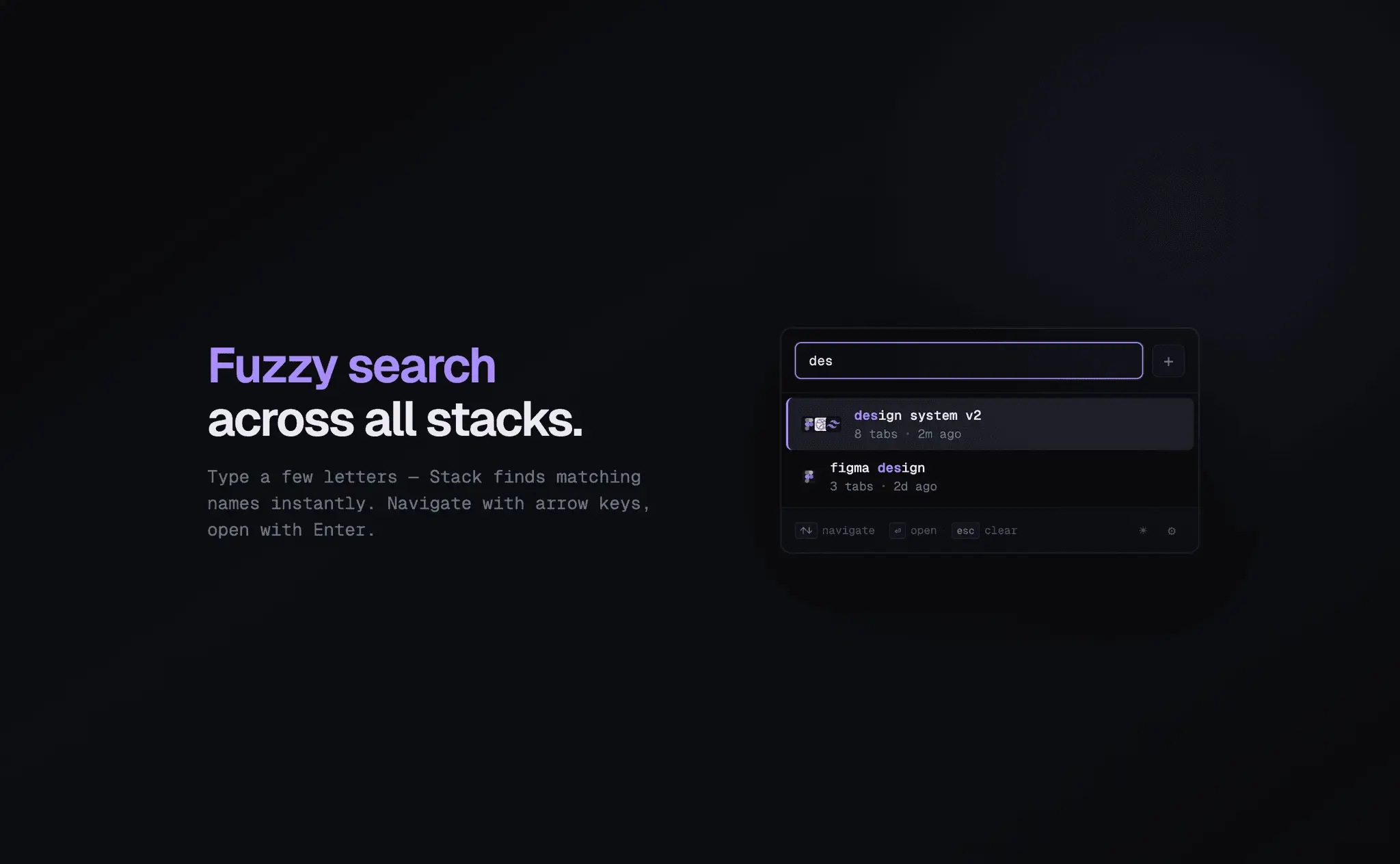Screenshot 2 of Stack - Tab Manager & Session Saver