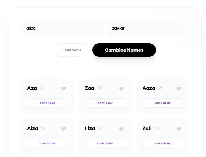 Screenshot 4 of Name Combiner