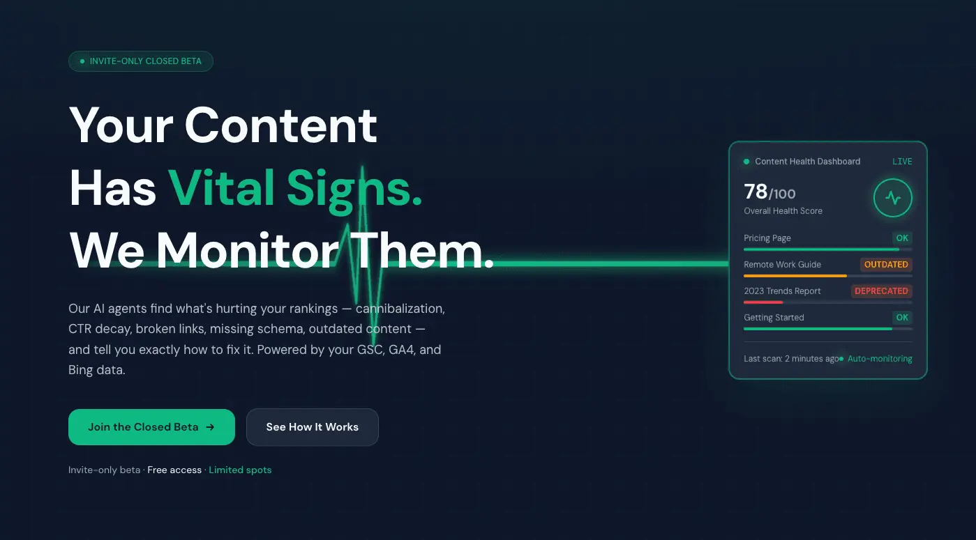 Screenshot 1 of ContentVitals