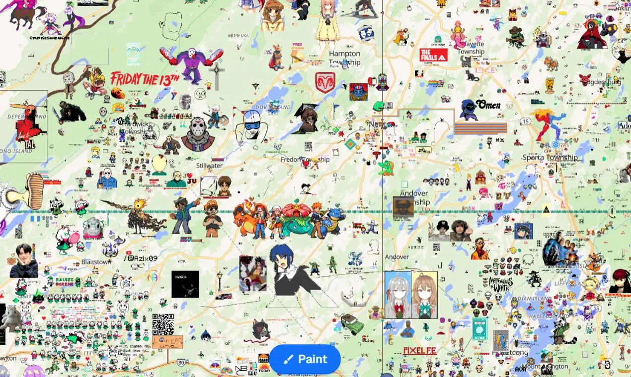 Screenshot 1 of Wplace Live