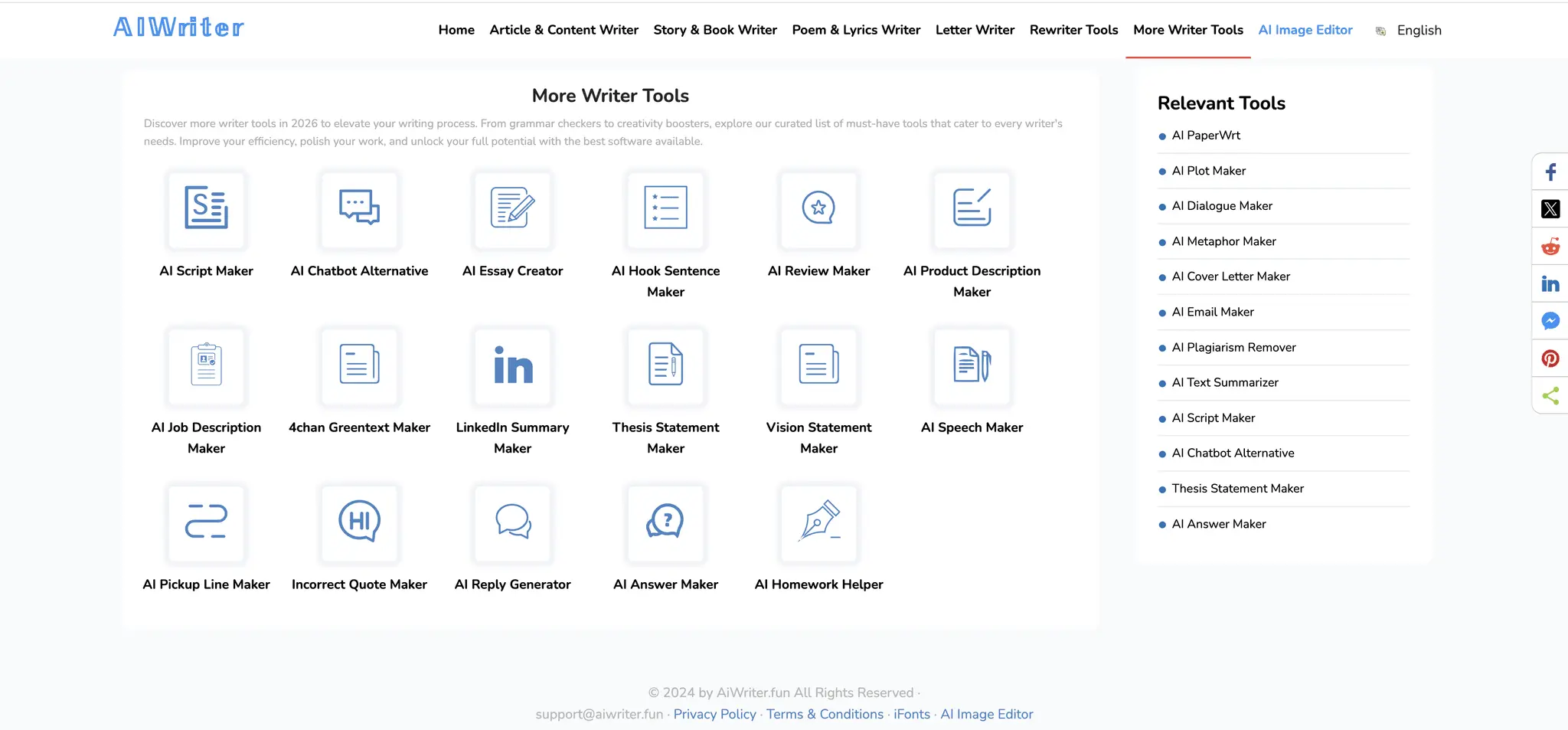 Screenshot 1 of AIWriter