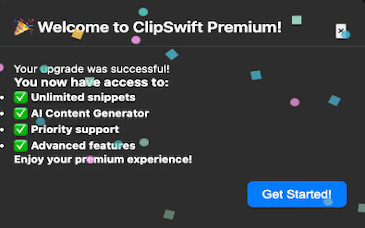 Screenshot 1 of ClipSwift