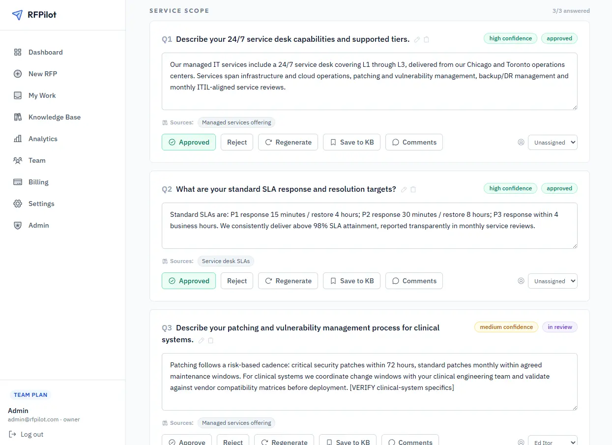 Screenshot 1 of RFPilot