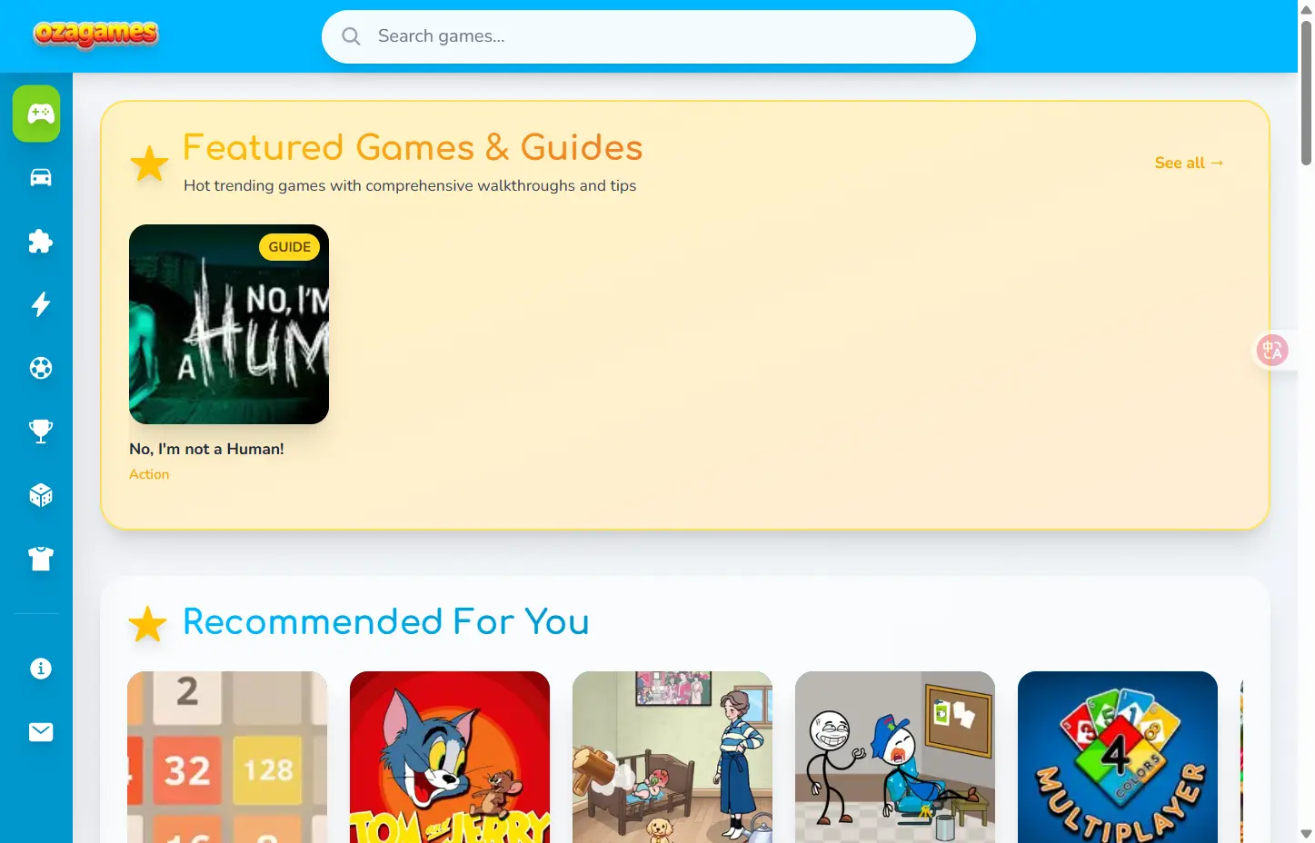 Screenshot 1 of OZAGames
