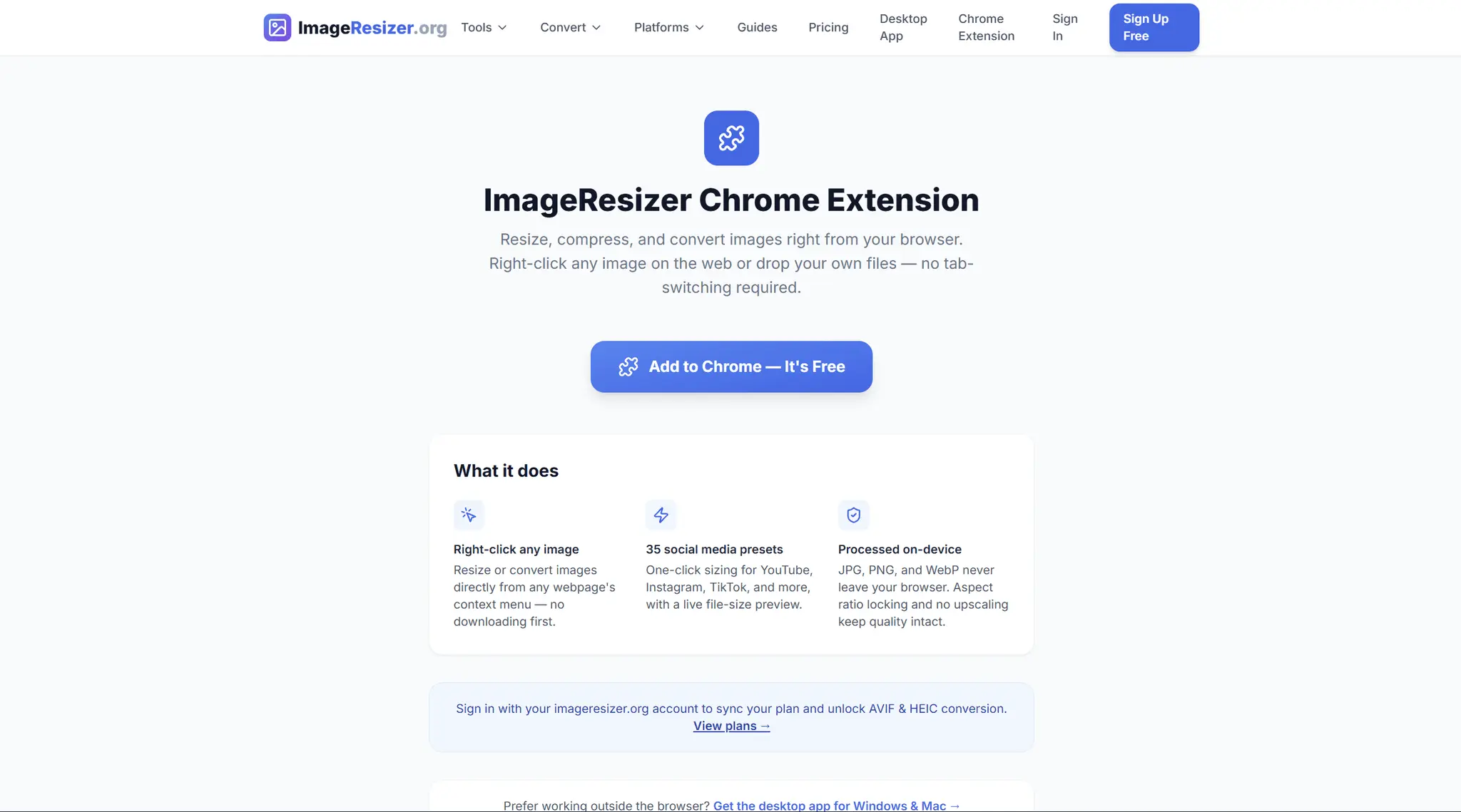 Screenshot 2 of ImageResizer.org